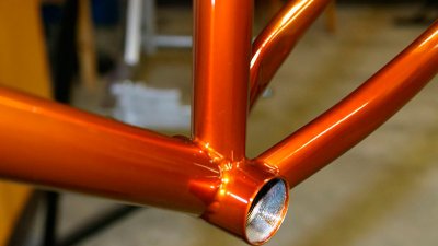 Покраска рамы велосипеда - Покраска велосипеда | Фото